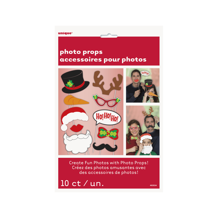 10 PHOTO PROPS - CHRISTMAS