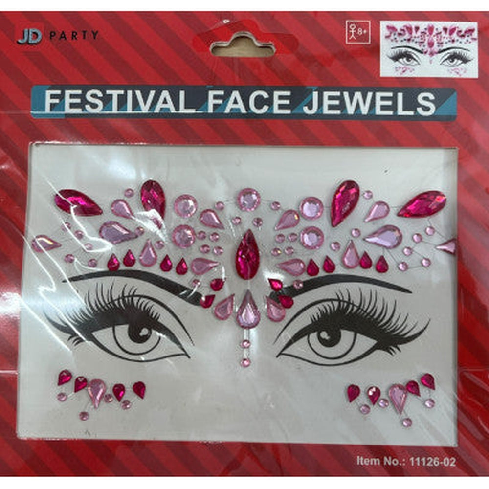 Diamonte Face (Pink Wing)
