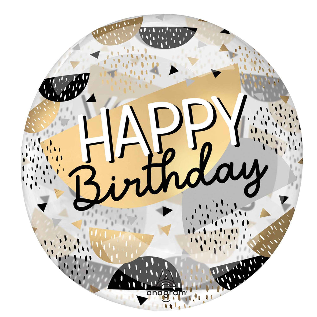 Bubble HBD Black & Gold 45cm