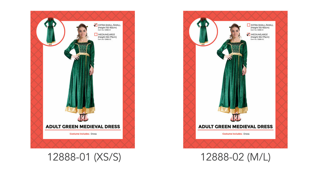Adult Princess Ogre Costume (M/L)