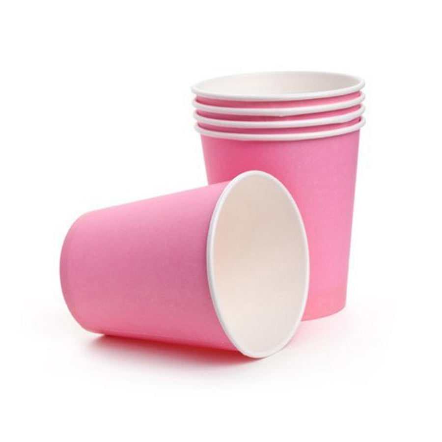 12PK 200ML LUXE PINK PAPER CUPS