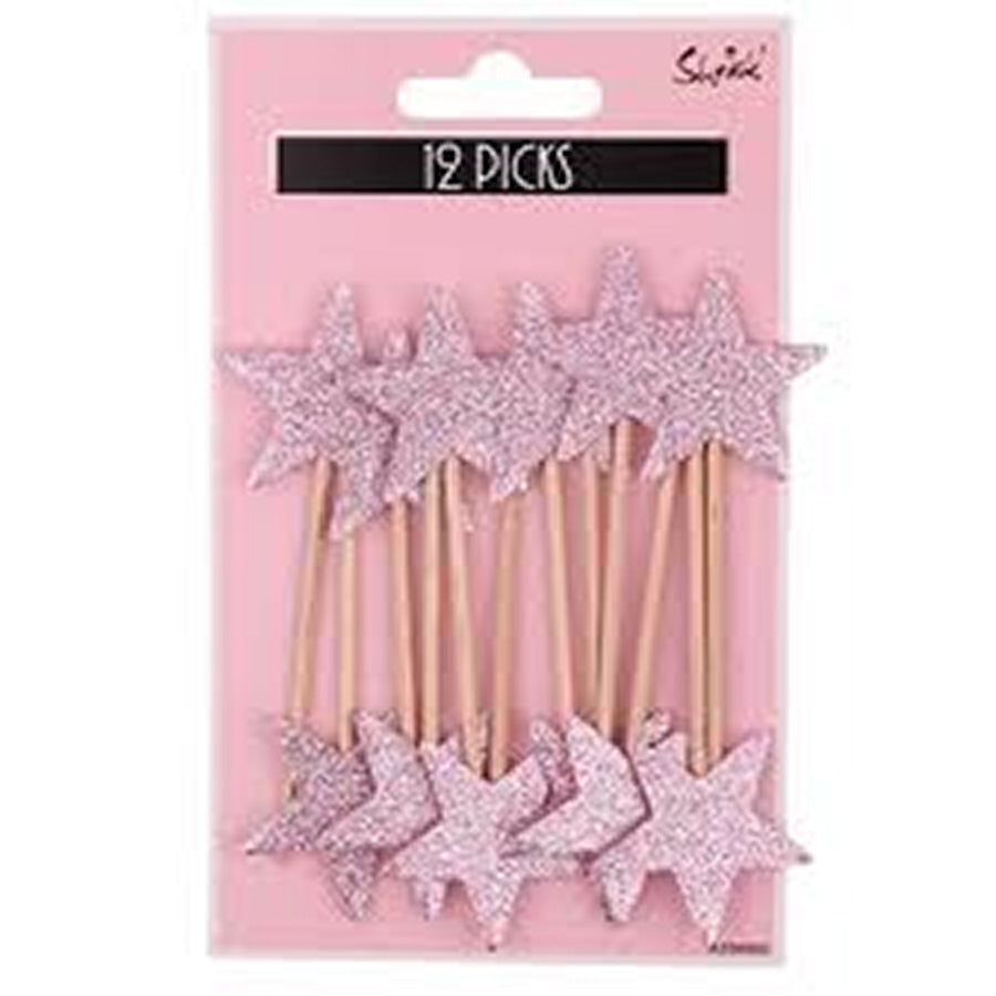 12PK LUXE PINK PICKS