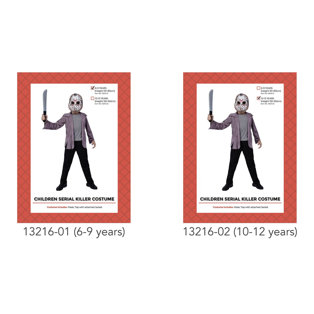 Children Killer Boy Costume (10-12years)
