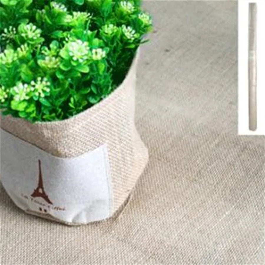 137X274CM HESSIAN TABLE CLOTH