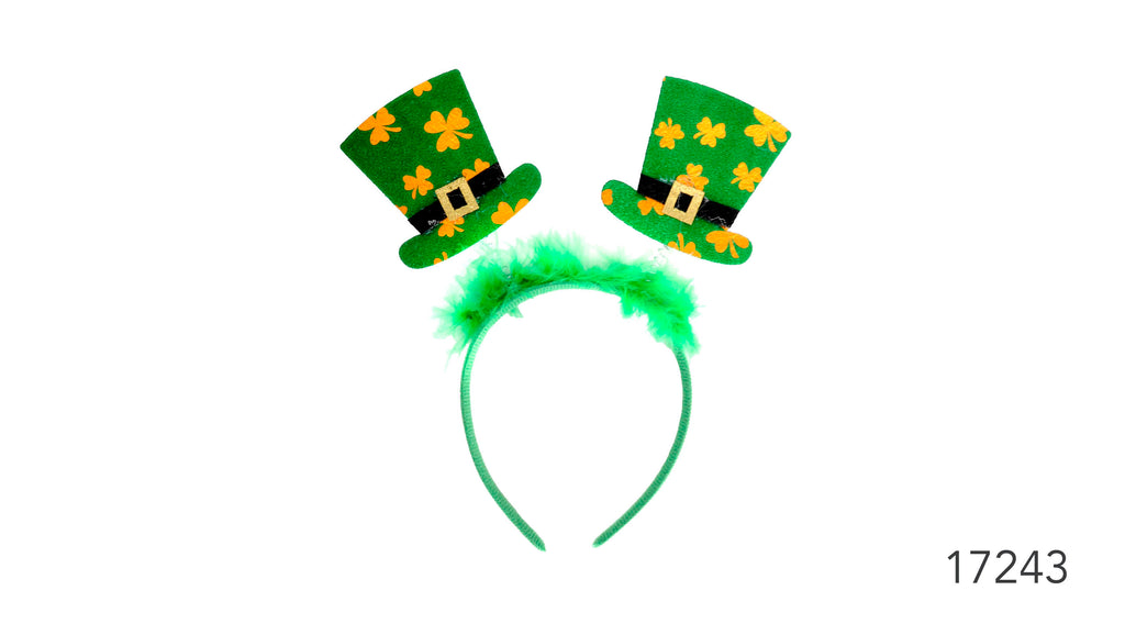 St Patricks Hat Headband