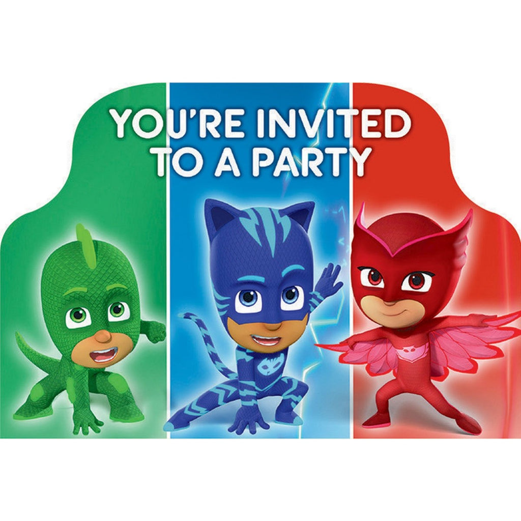 PJ MASKS INVITATIONS