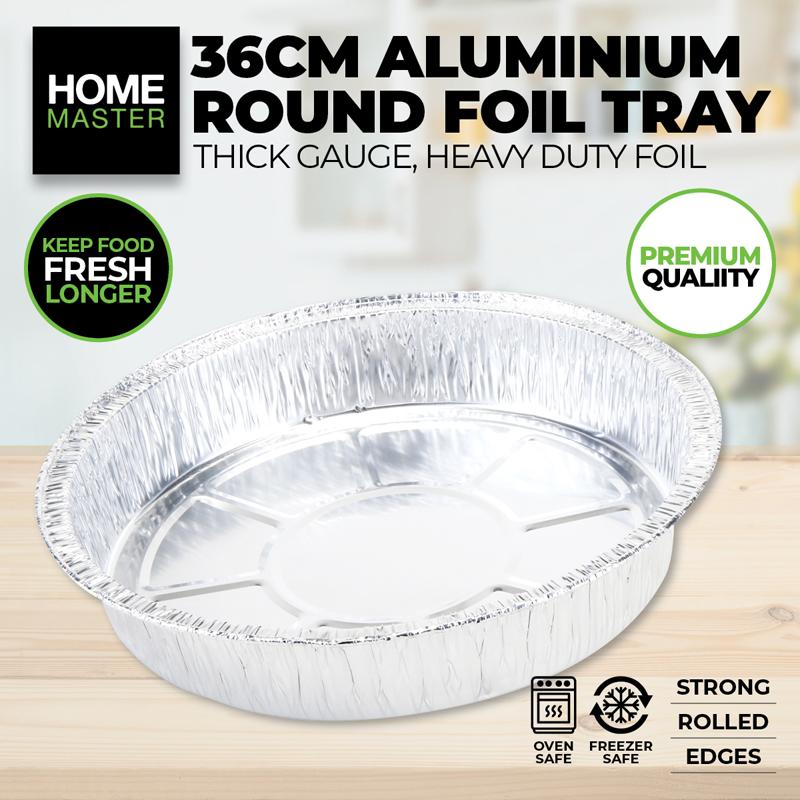 Foil Tray Round 36cm x 6.5cm