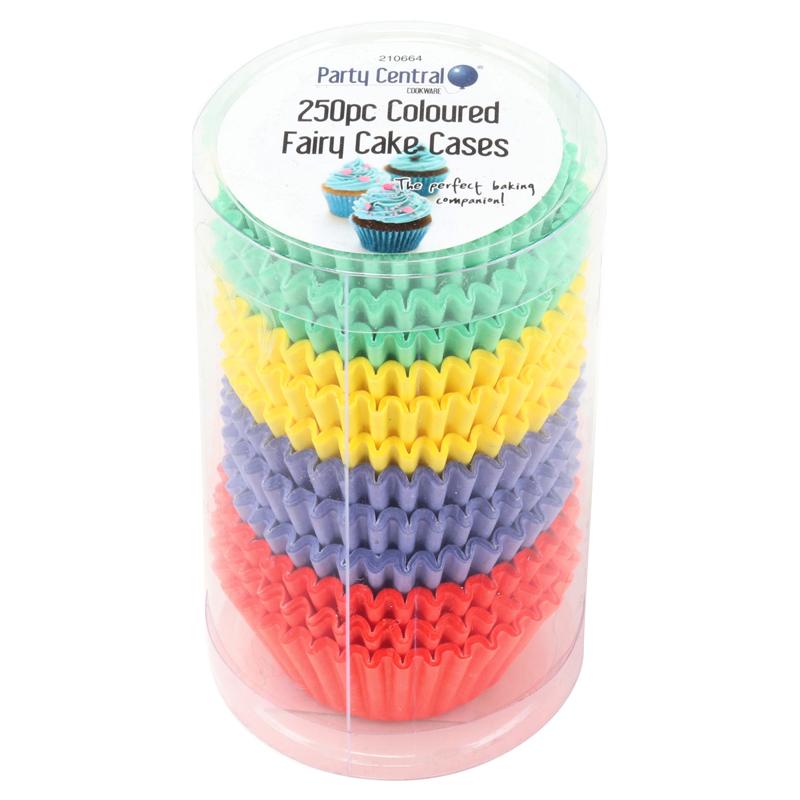 Cases Cake Coloured Fairy 250pc