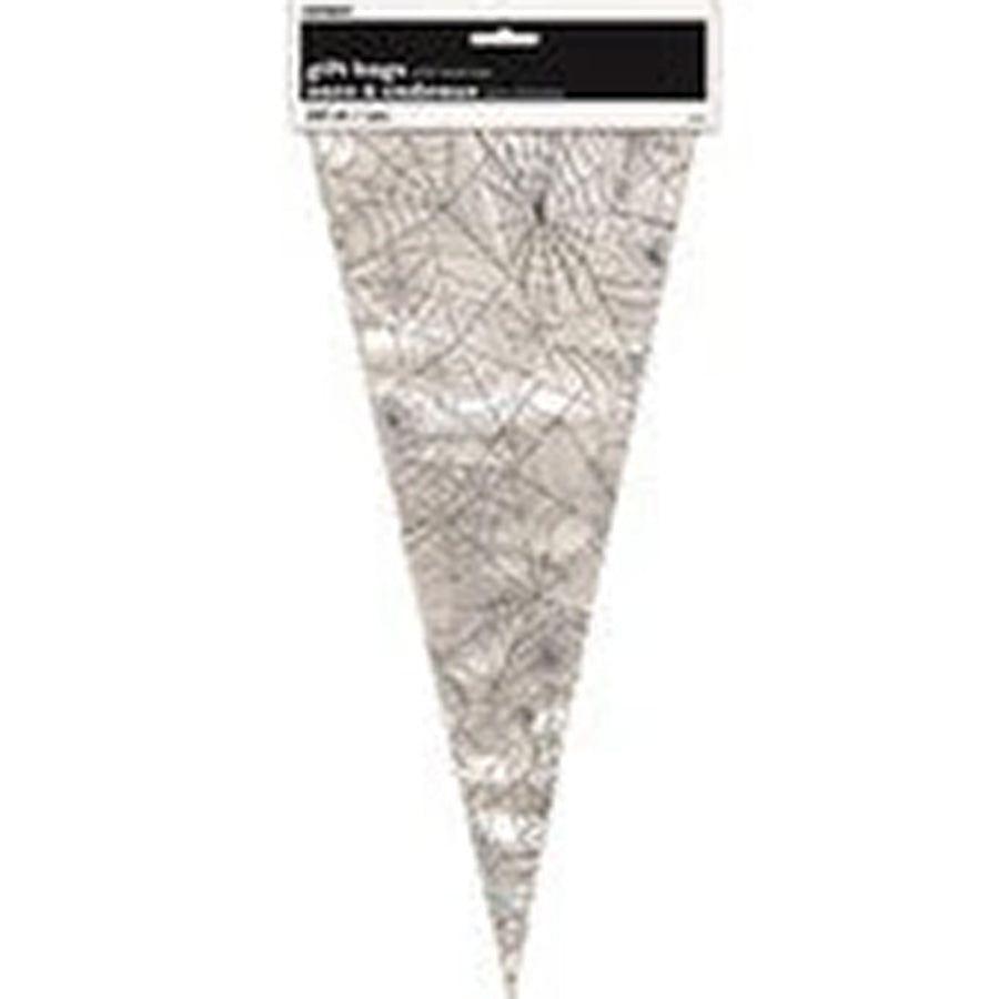 20 CONE CELLO BAGS -SPIDER WEB