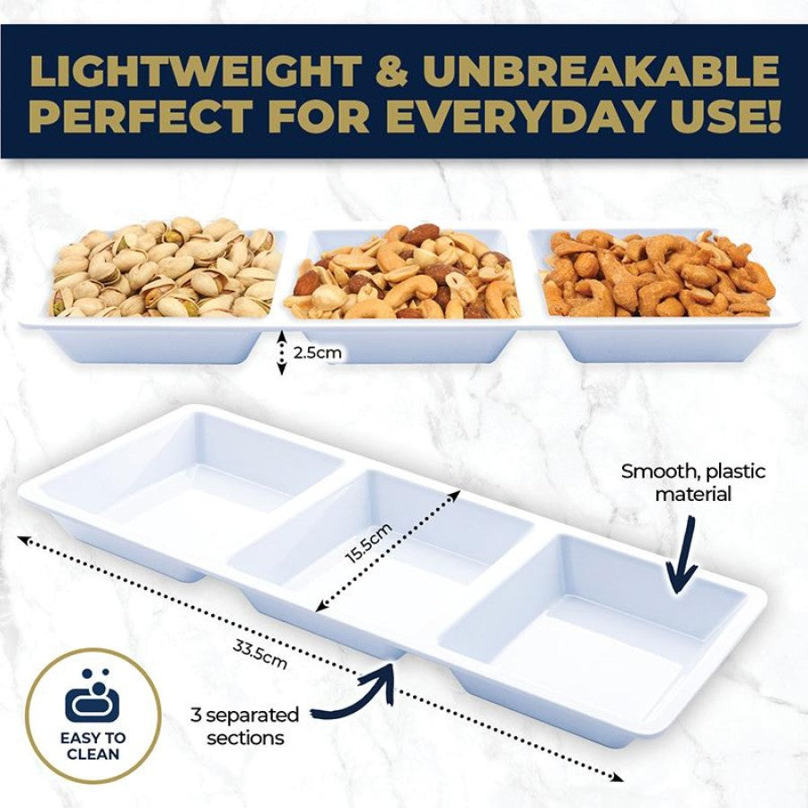 MELAMINE 3 SECTION DIVIDED