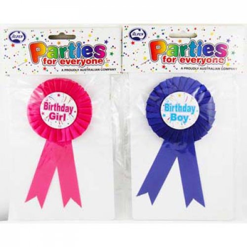 BIRTHDAY BADGE ASSTD BOY&amp;GIRL
