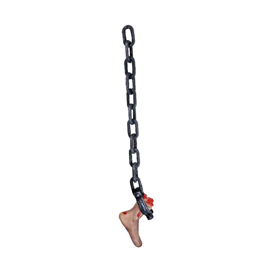 FOOT HANING ON CHAIN W/HOOK THROUGH THE FOOT 12X20X63CM