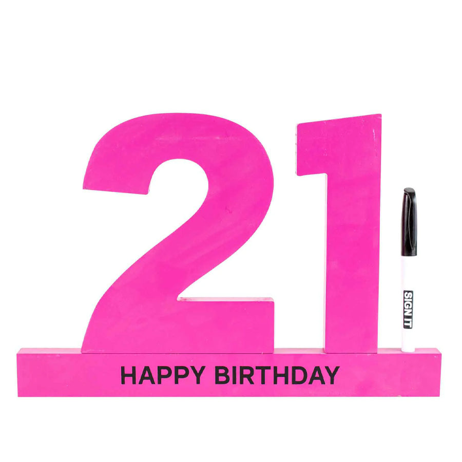 21 PINK SIGNATURE BLOCK