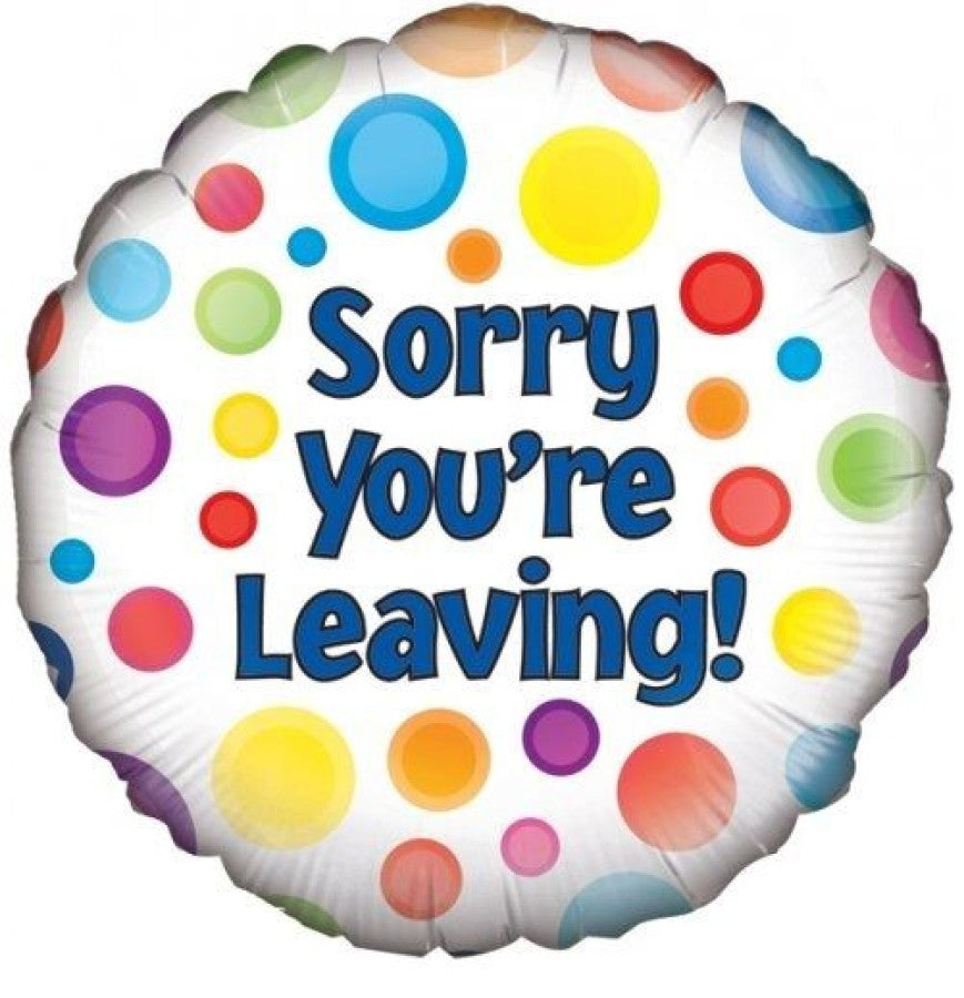 Oaktree Foil 45cm (18") Sorry You're Leaving