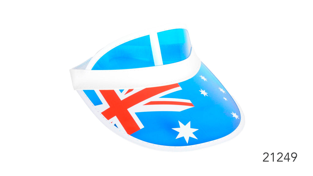 Australian Flag Plastic Visor