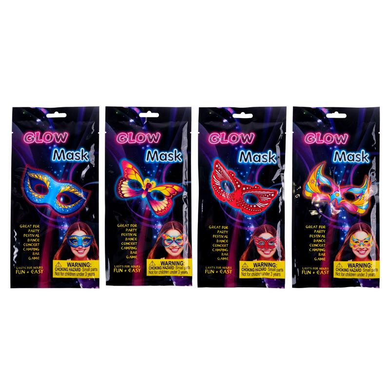 Glow Masquerade Mask - Assorted Marks