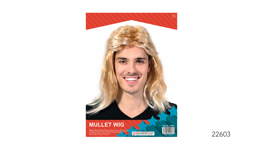 Dirty Blonde Mullet Wig