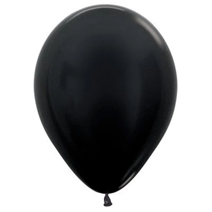 30cm Metallic Black