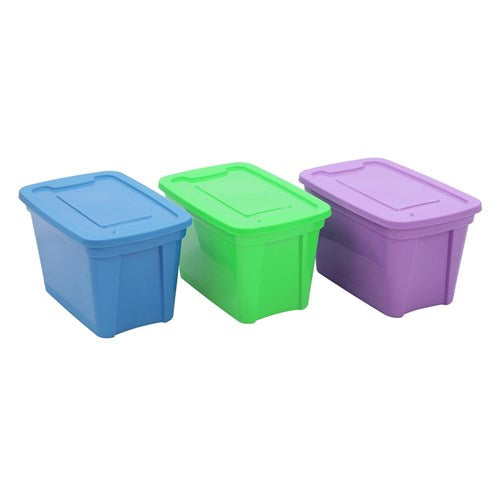 TOY STORAGE BOX 38L 53.5X34X32CM 3 ASSTD
