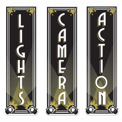 Awards Night Lights, Camera, Action Cutouts PK3