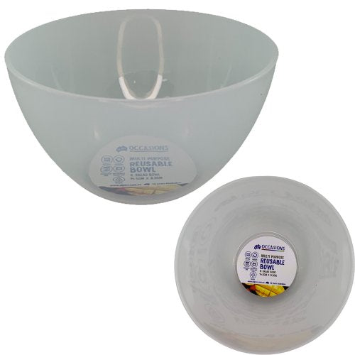 BOWL ROUND PP 1LTR CLEAR/24