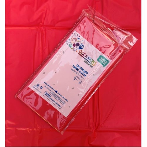 T/Cover Rect Compact Red