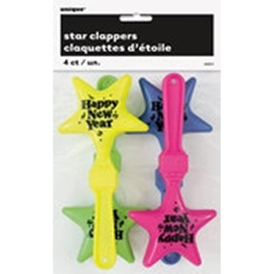 PK4 NEW YEAR STAR CLAPPERS- NEON