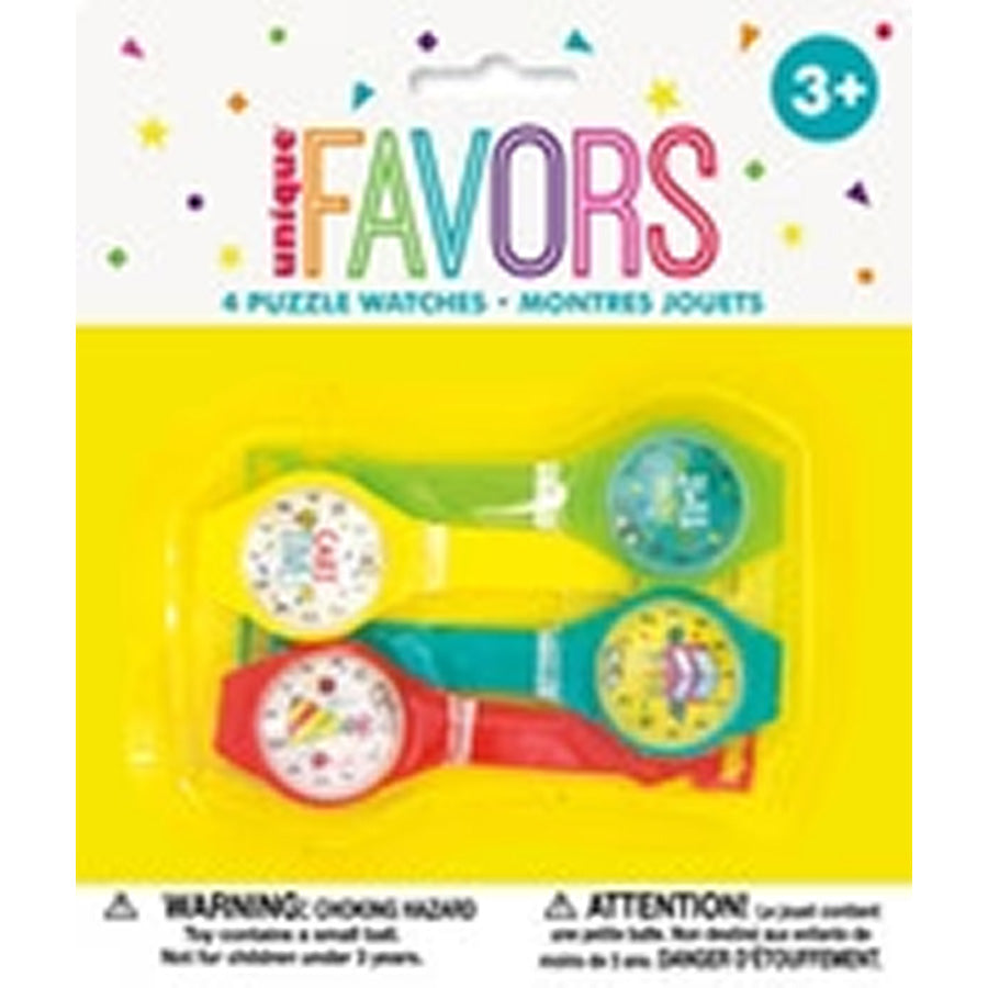 4 PUZZLE WATCHES