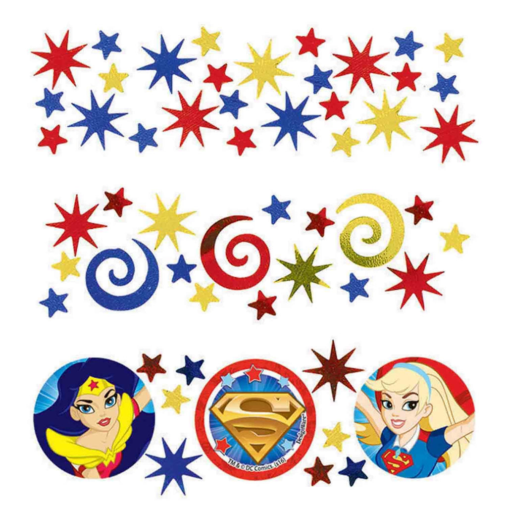 Dc superhero girls confettis