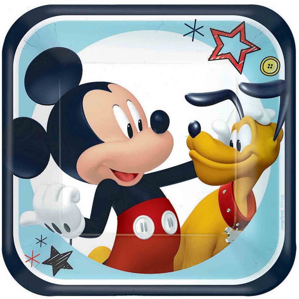 Mickey on the Go 7in/17cm Squ+