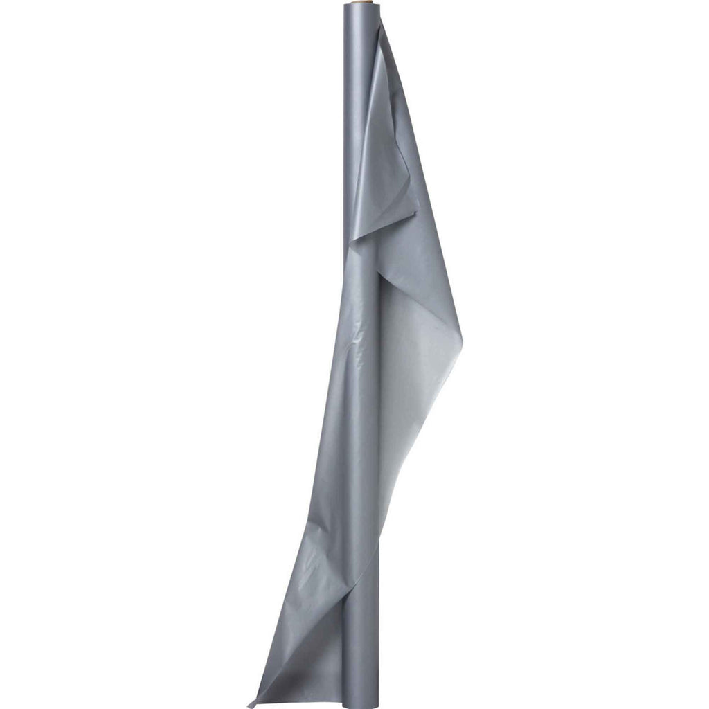FS Tablecover Roll 30m Metallic Silver 1pk