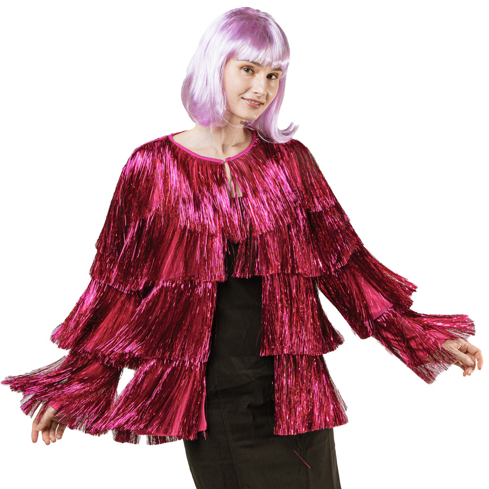 TINSEL HOT PINK FESTIVAL JACKET