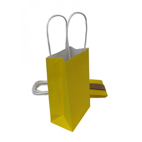 PARTYBAG PAPER YELLOW PK5