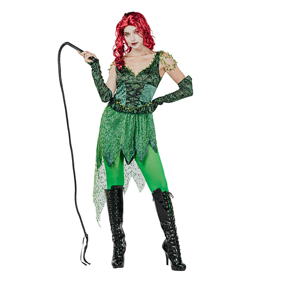 POISON IVY COSTUME CONTAINS DRESS AND GLOVELETS