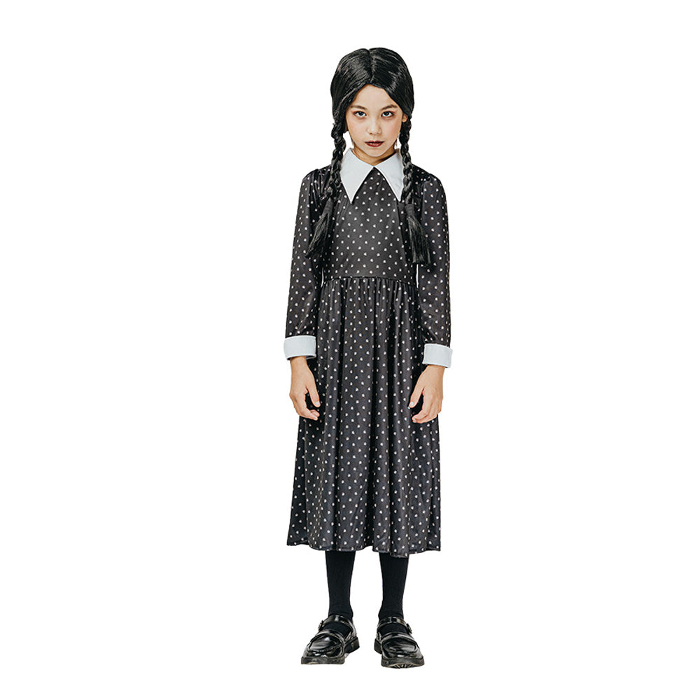 WEDNESDAY GIRL COSTUME CONTAINS DRESS