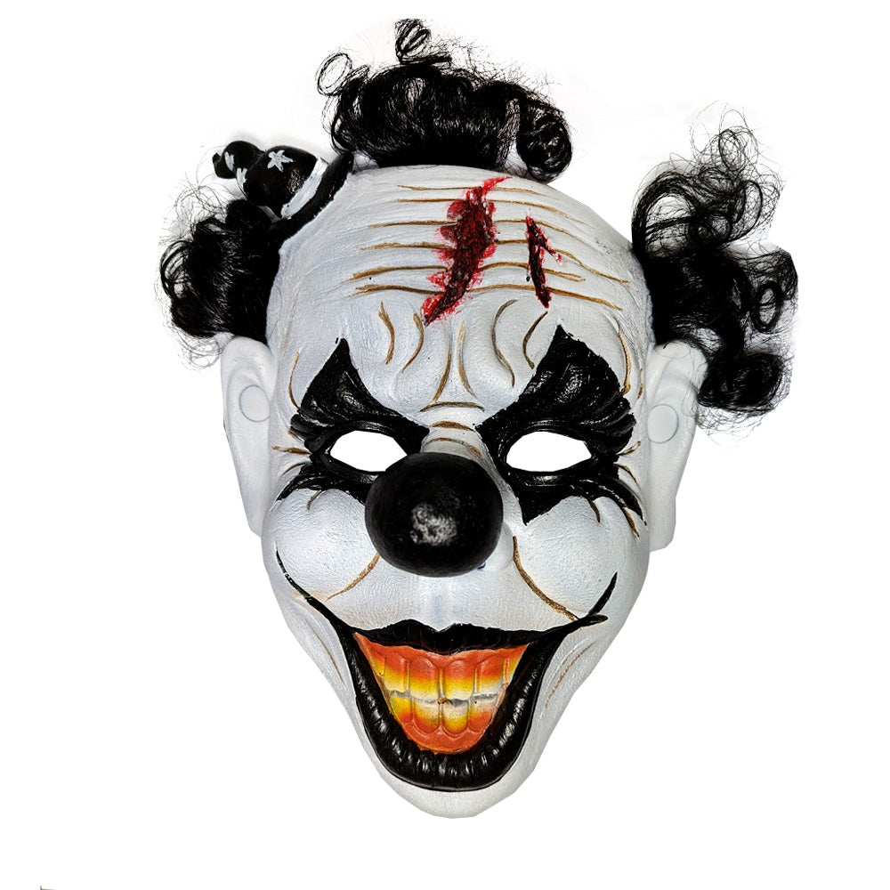 LAUGHING PU CLOWN MASK W/HEADER CARD