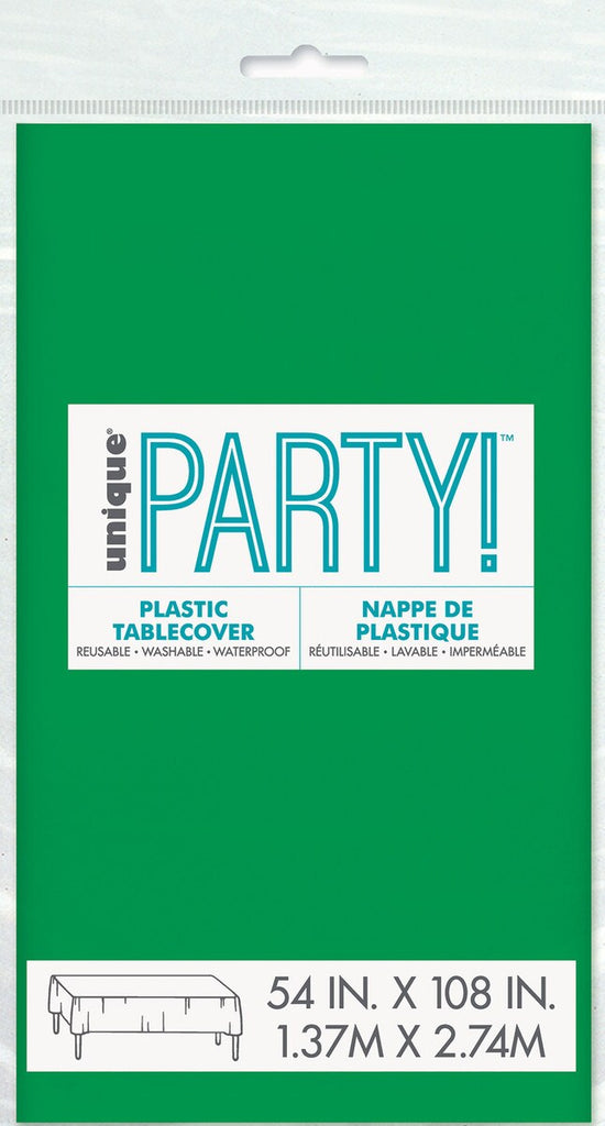 Emerald Plastic Table Cover