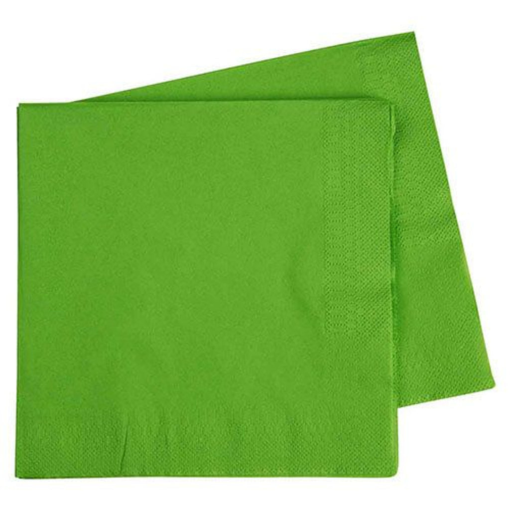 FS Dinner Napkin 400mm Lime Green 40pk