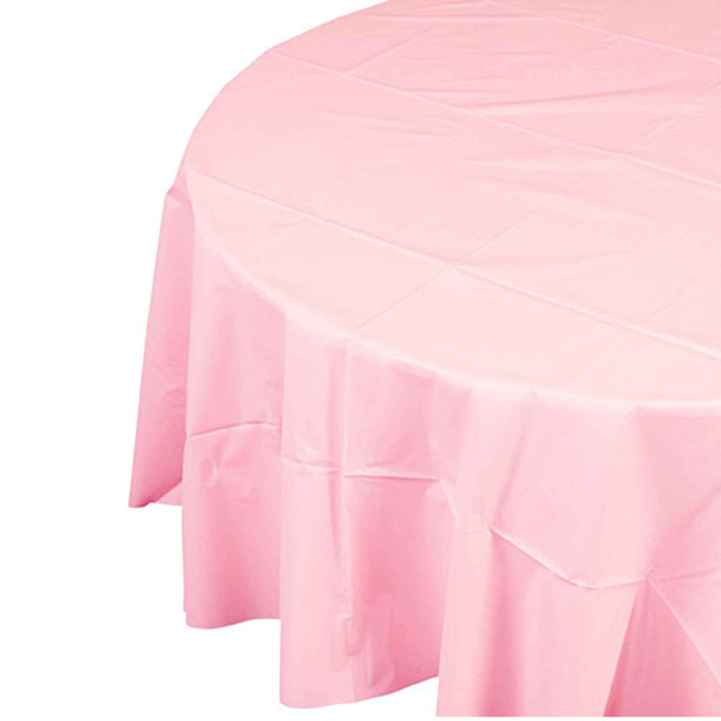 FS Round Tablecover 2.1m Classic Pink 1pk