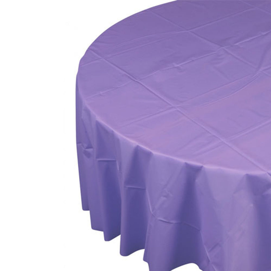 FS Rnd Tablecover 2.1m Lilac 1pk