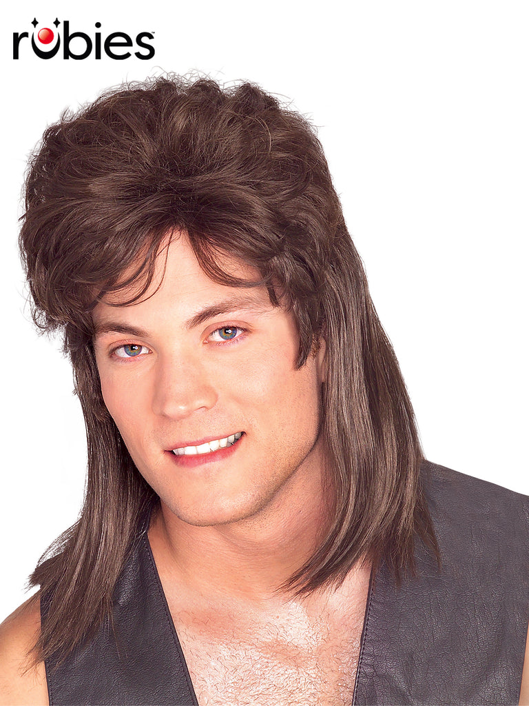 Brown Mullet Wig