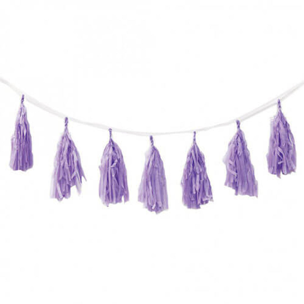 FS Tassel Garland Lilac 3m 12pk