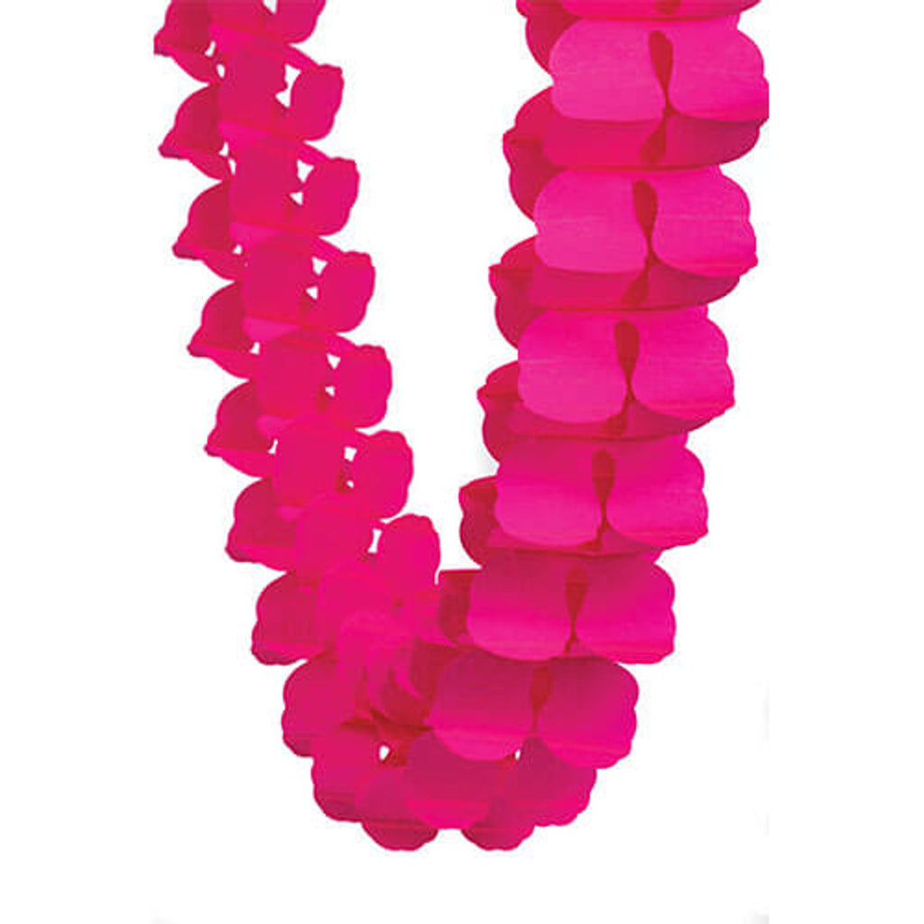 FS Honeycomb Garland Magenta 4m 1 pk