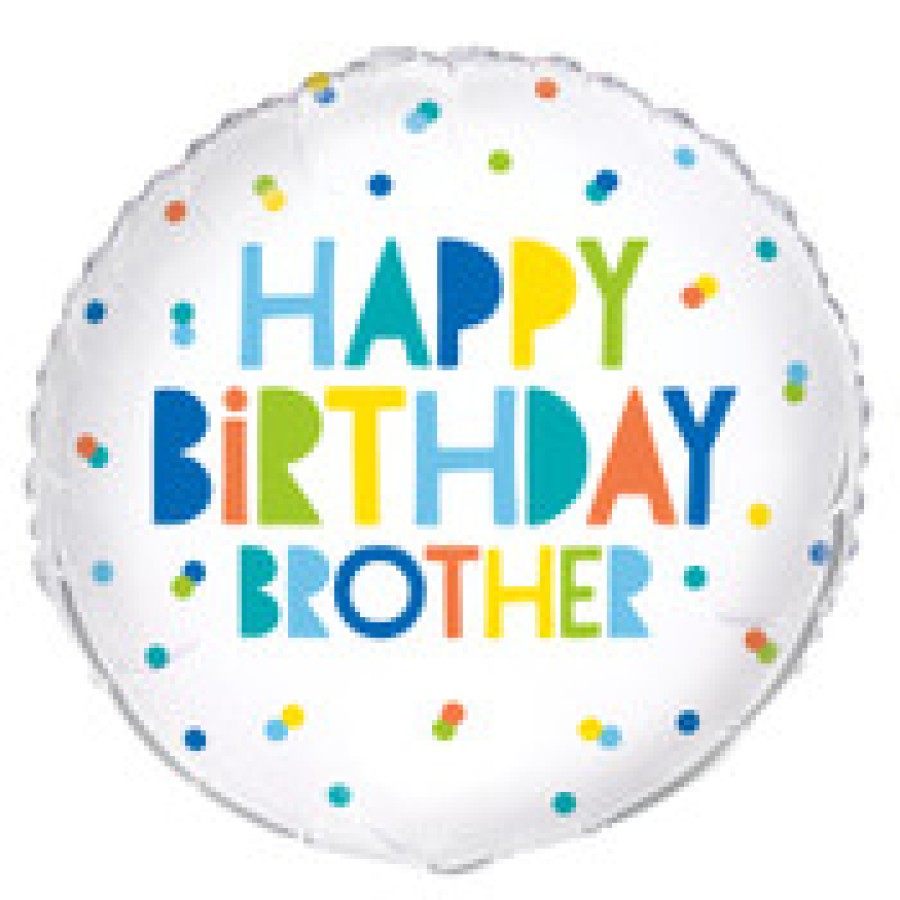 Happy Birthday Brother 45cm