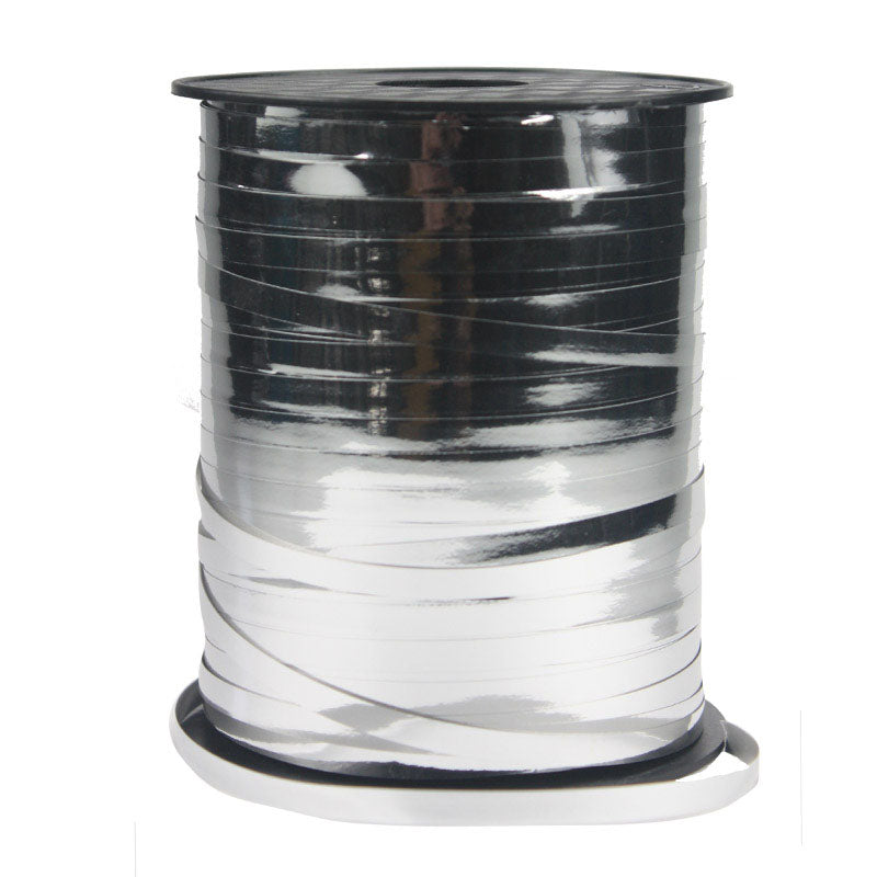 FS Crimped Ribbon 5mm x 500Y Spool Met /Silver