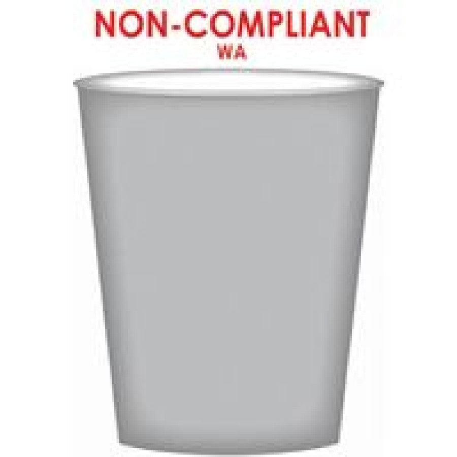 Paper Cups 8pk Silver