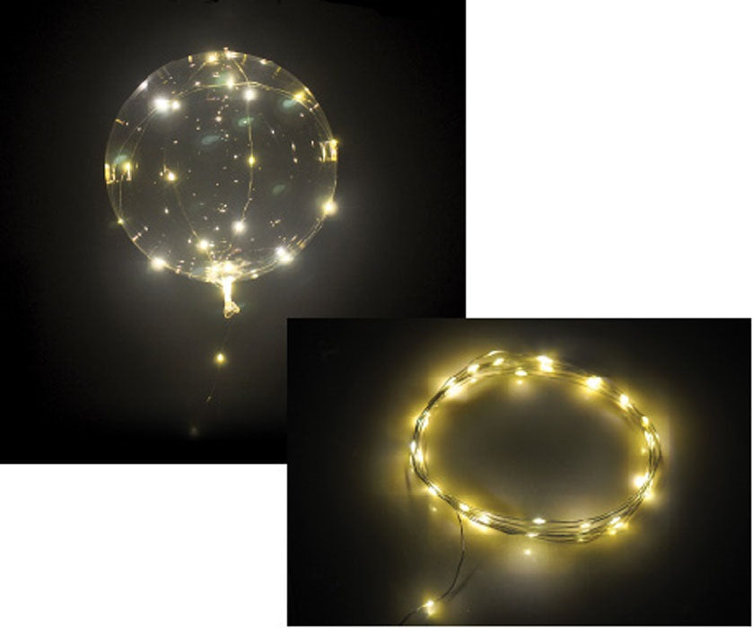 Clear LED Bubble Warm White Light 45cm