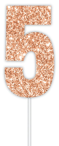 Rose Gold Cake Topper 5