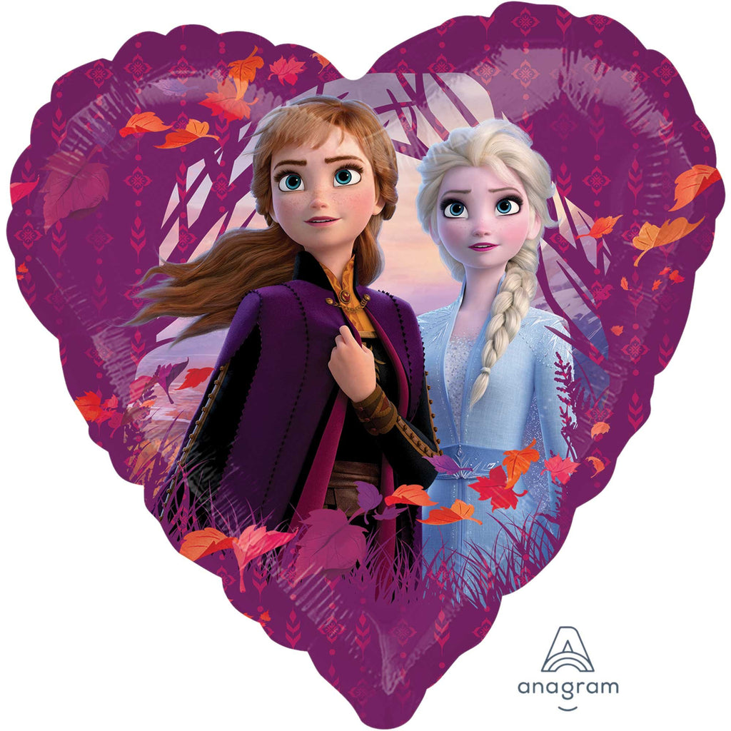 Frozen heart shape foil balloon 18"