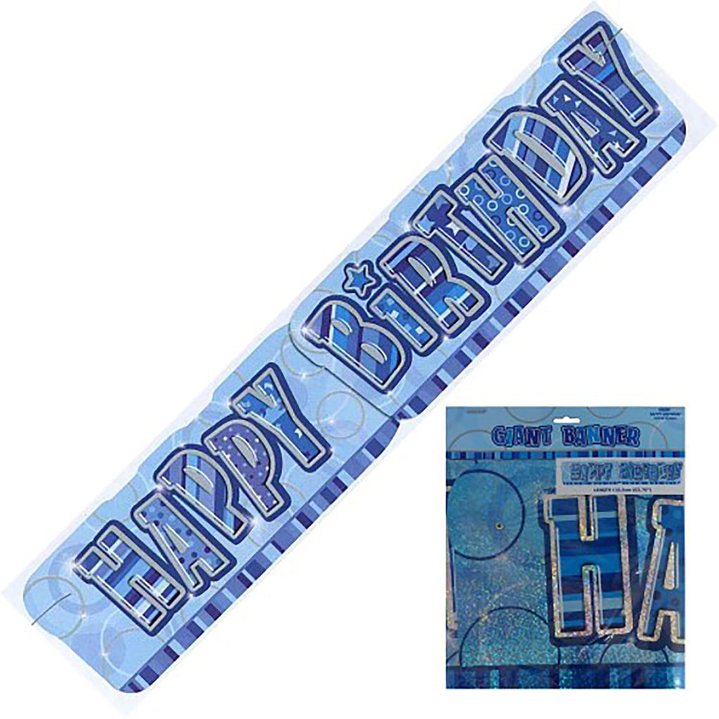 GLITZ BLUE GIANT H/B BANNER
